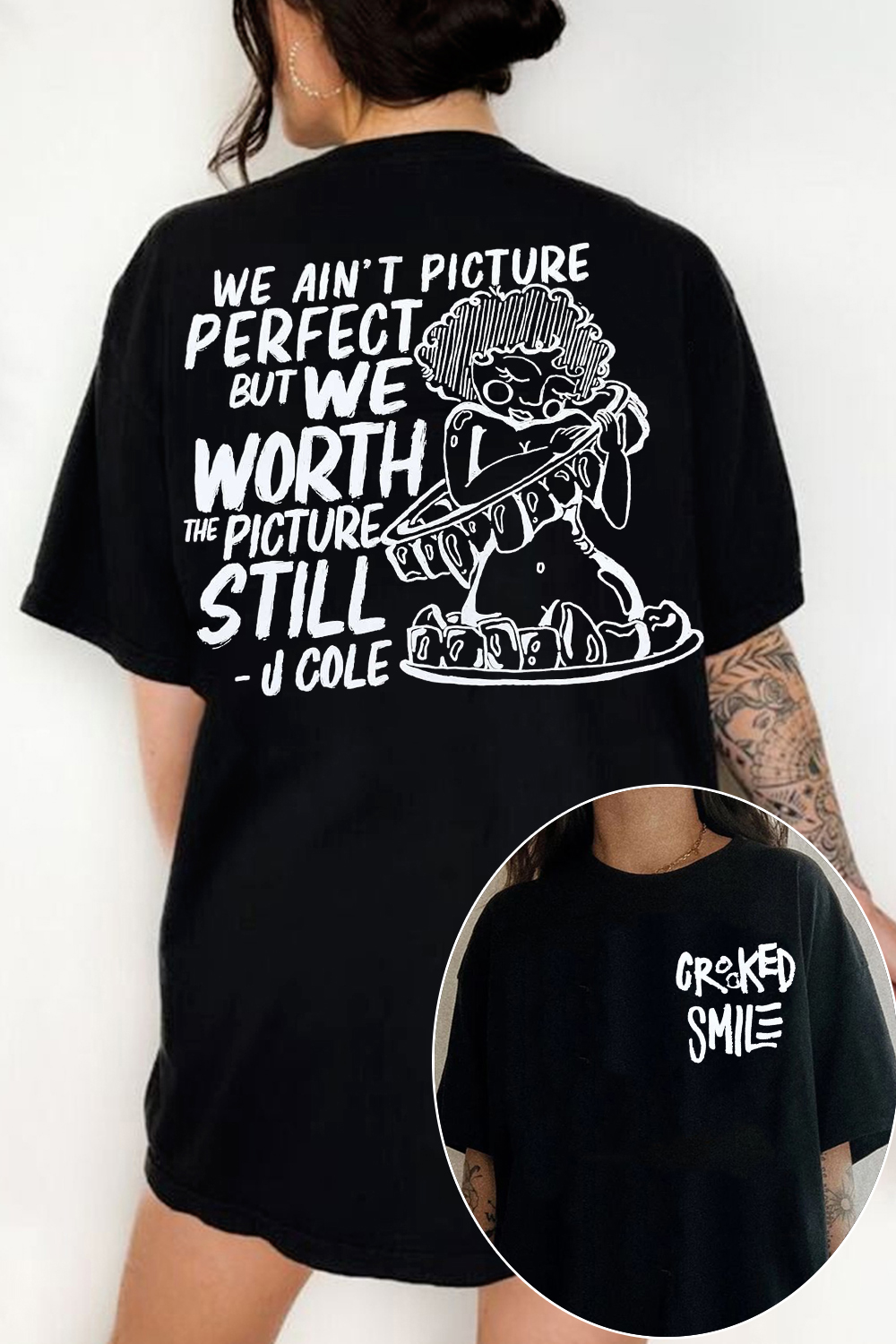J. Cole 2-Sided Printed T-Shirt