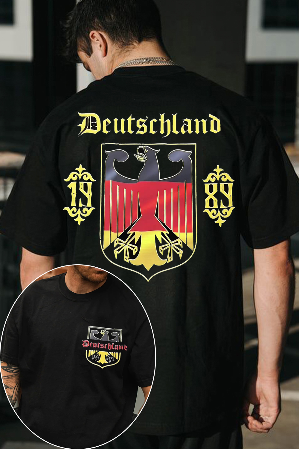 Deutschland 2-Sided Printed T-Shirt