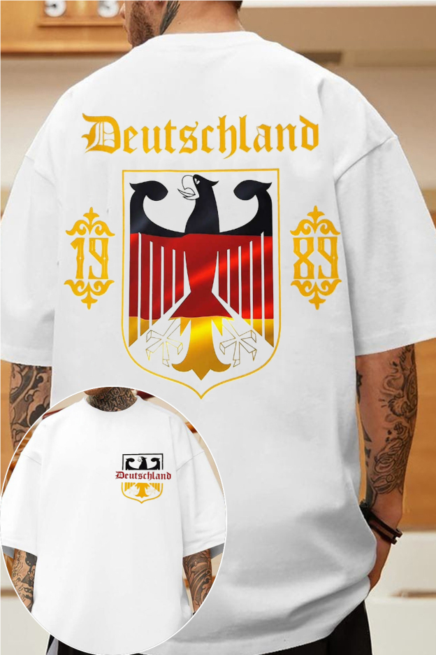 Deutschland 😍 2-Sided Printed T-Shirt