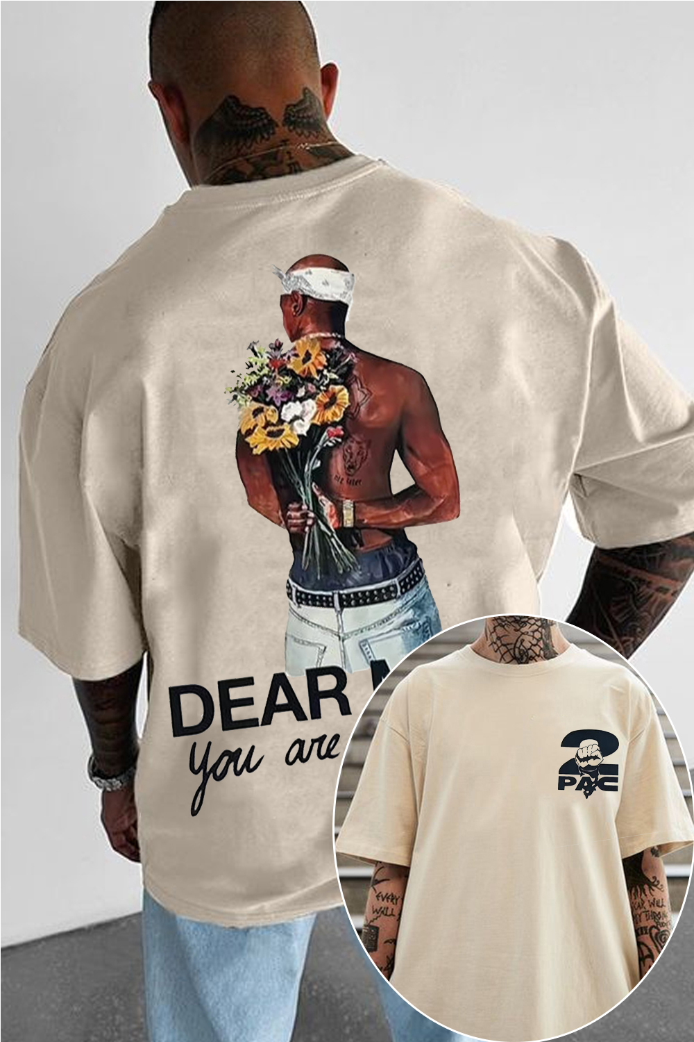 2pac Two-Sided Tee