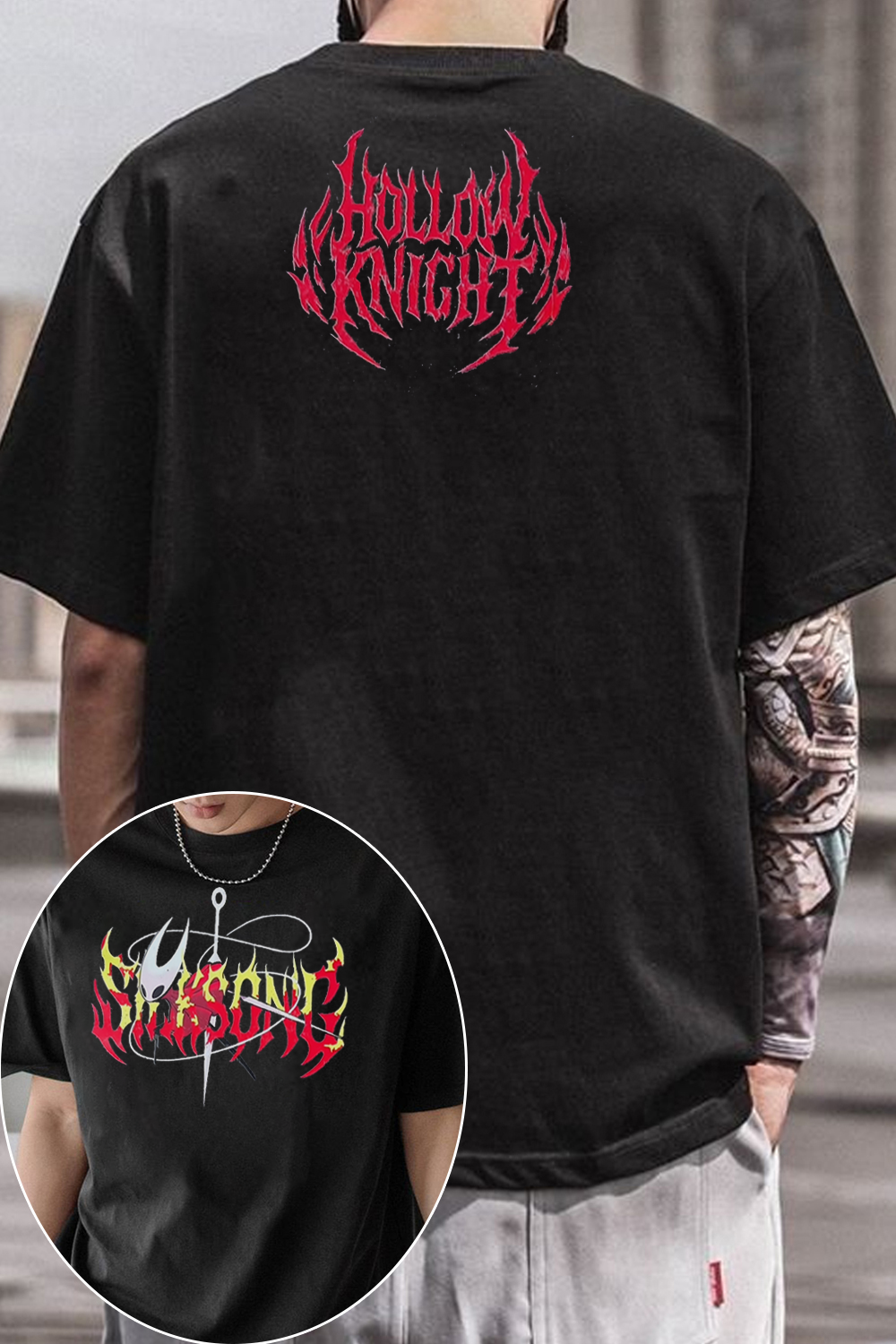 Vintage Hollow Knight Silksong Game Graphic Shirt