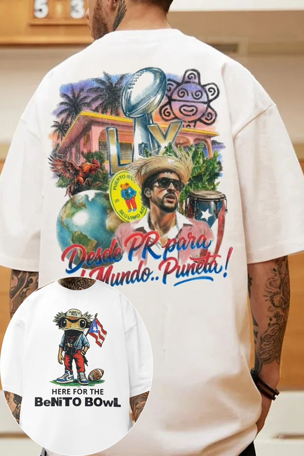 Bad Bunny Bowl Shirt