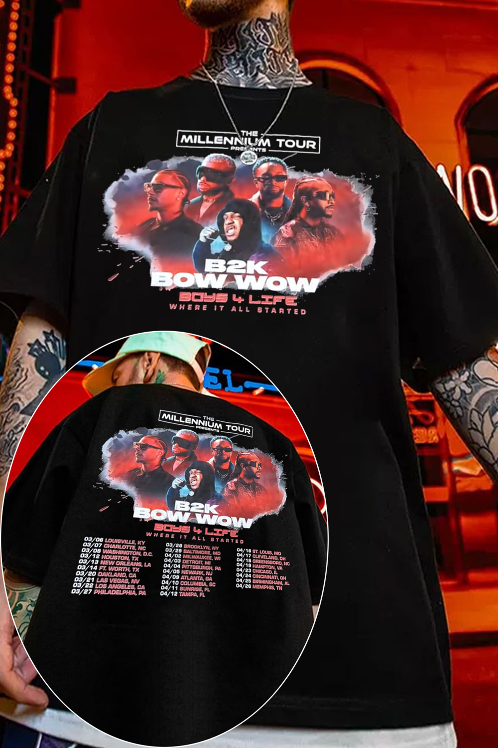 B2K Hot Tour 2026 Shirt