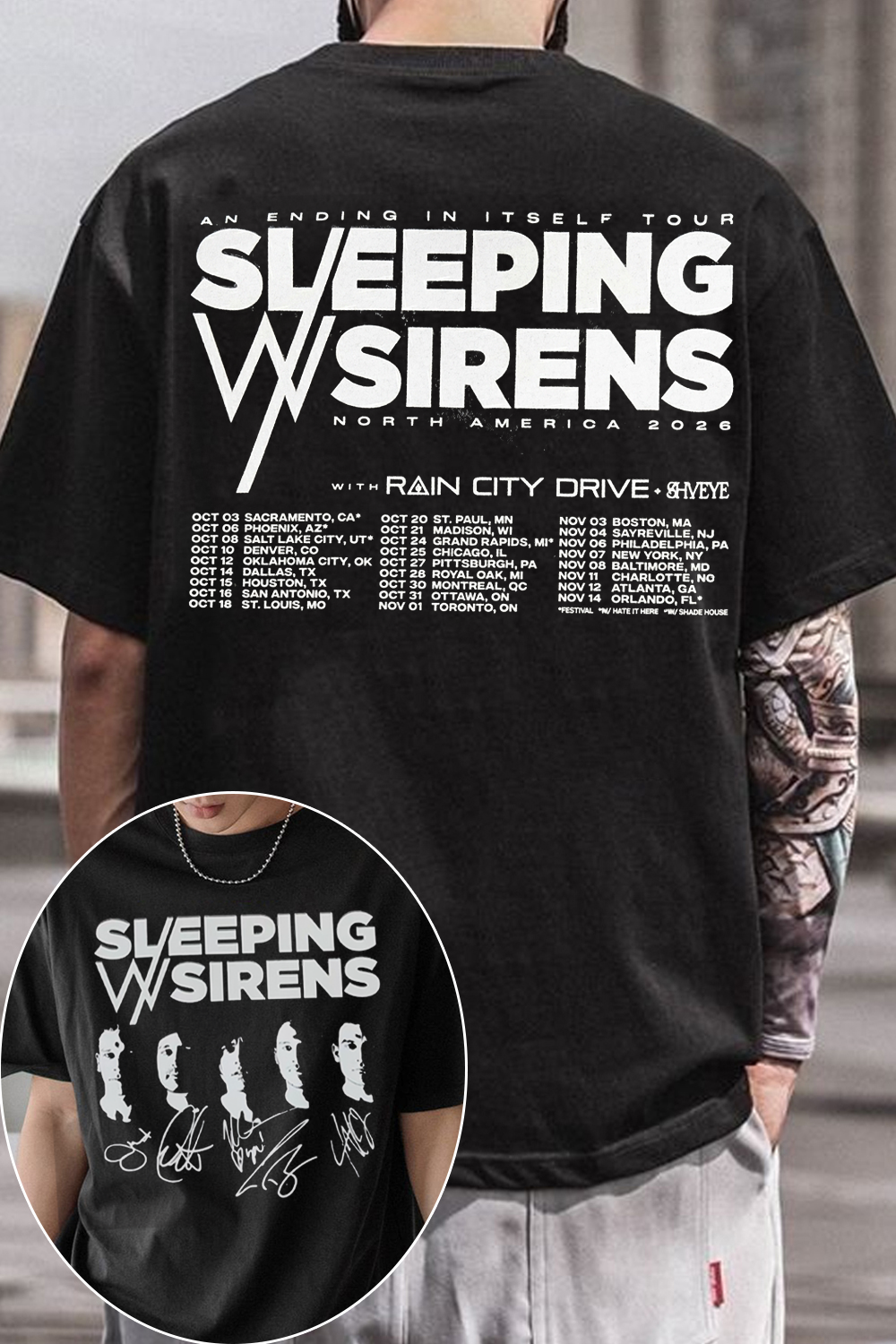 Sleeping with Sirens Shirt