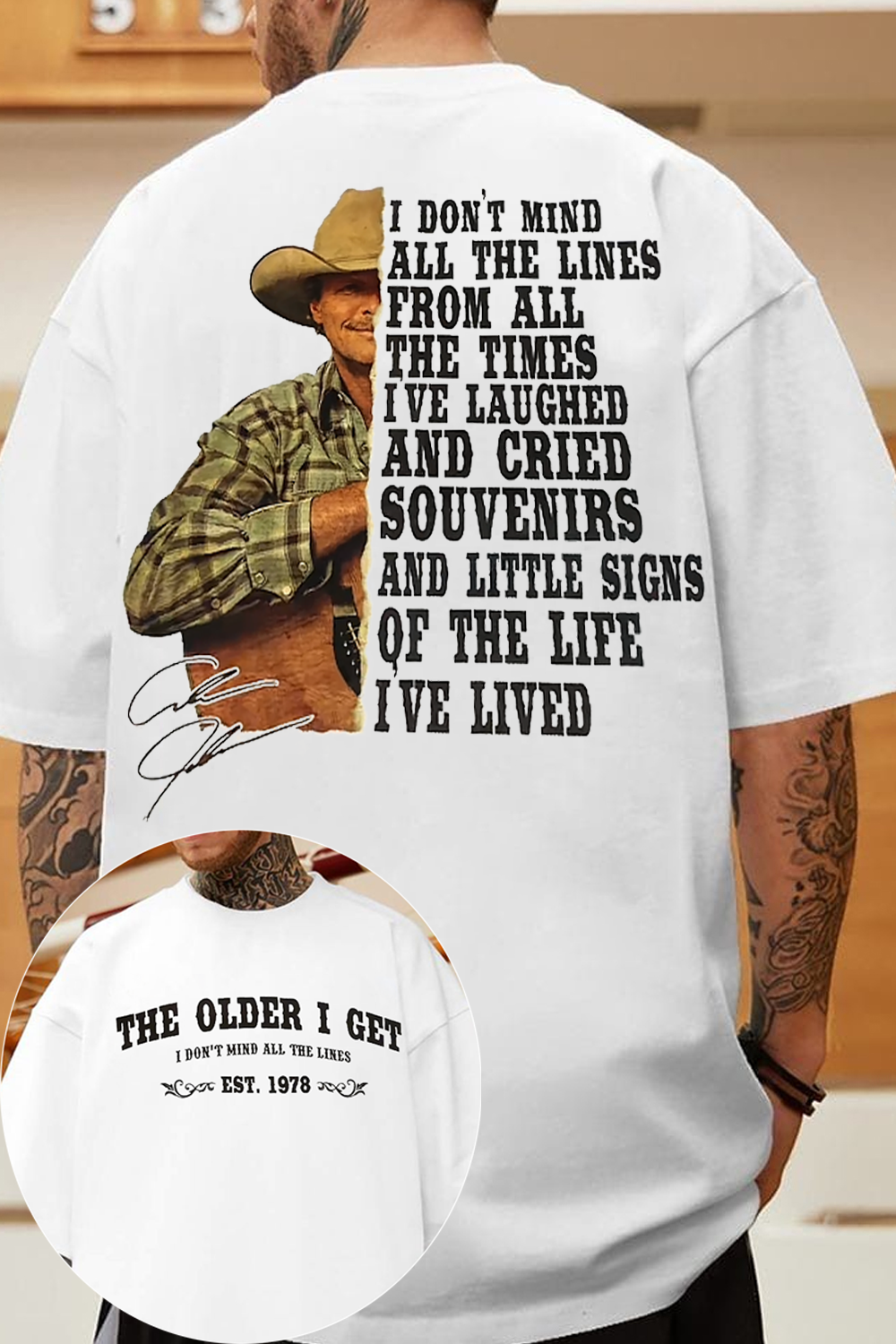 Alan Jackson Country Music Quote Tee