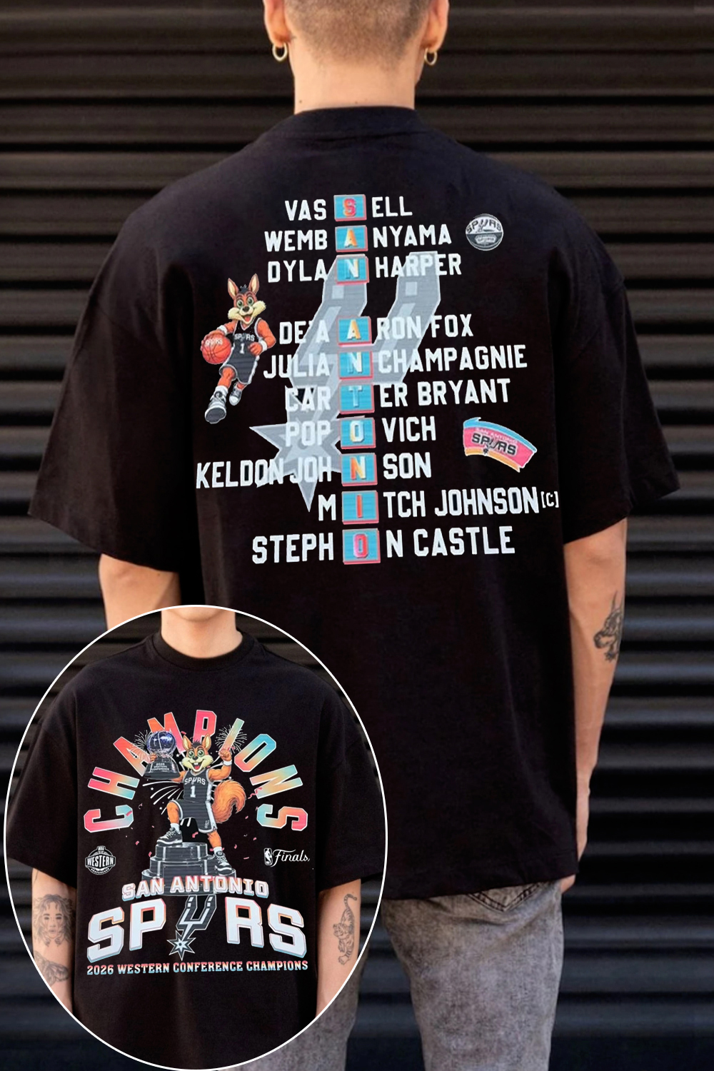 Go Spurs Go San Antonio Tee