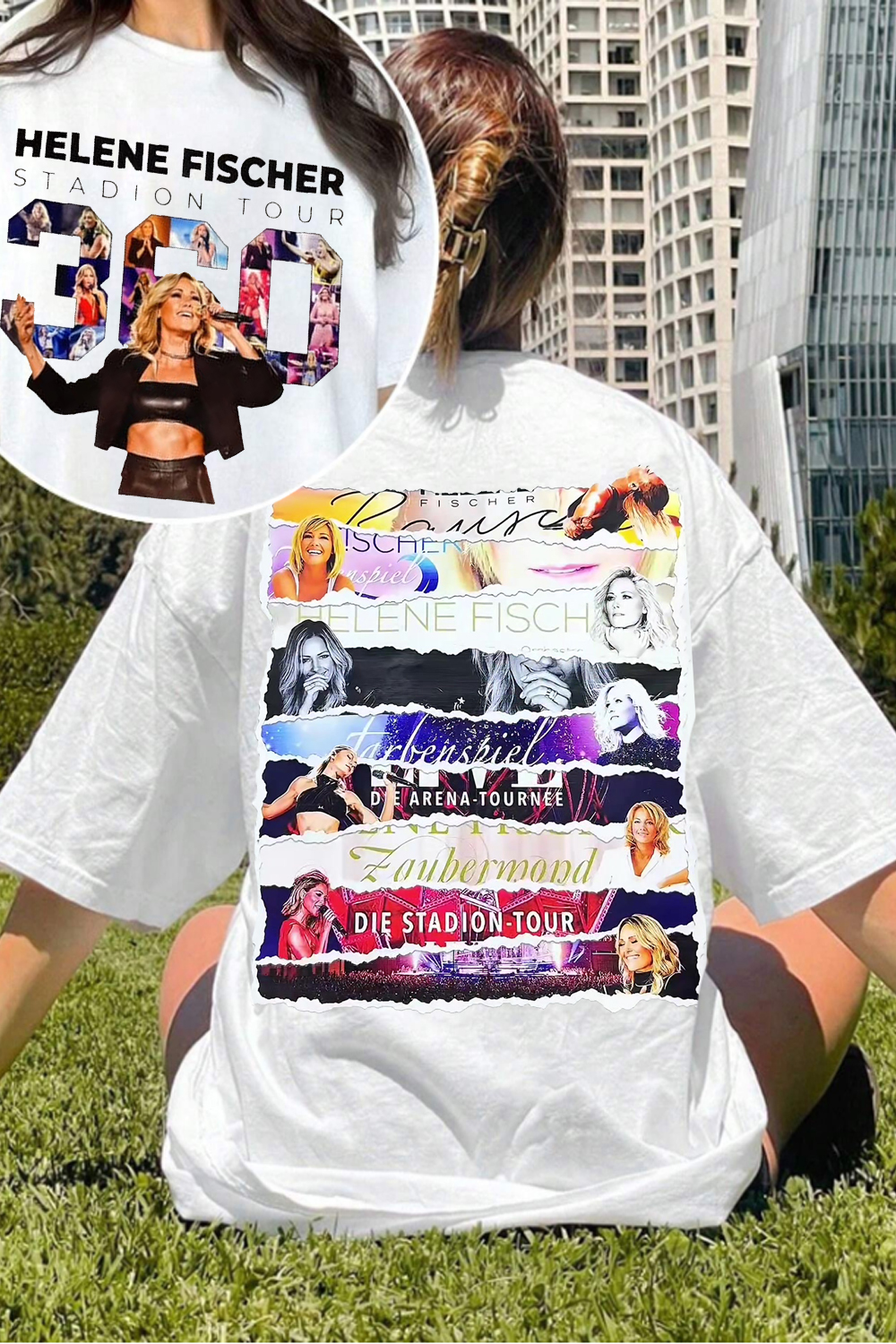 Helene Fischer 2-Sided Print T-Shirt
