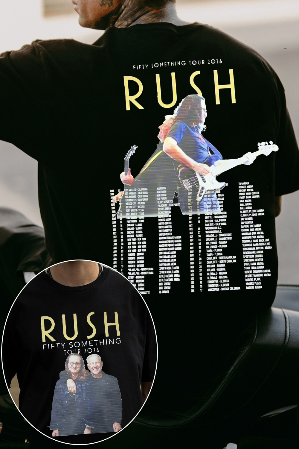 Rush: 50 Something Tour Opening Night 🔥Tee