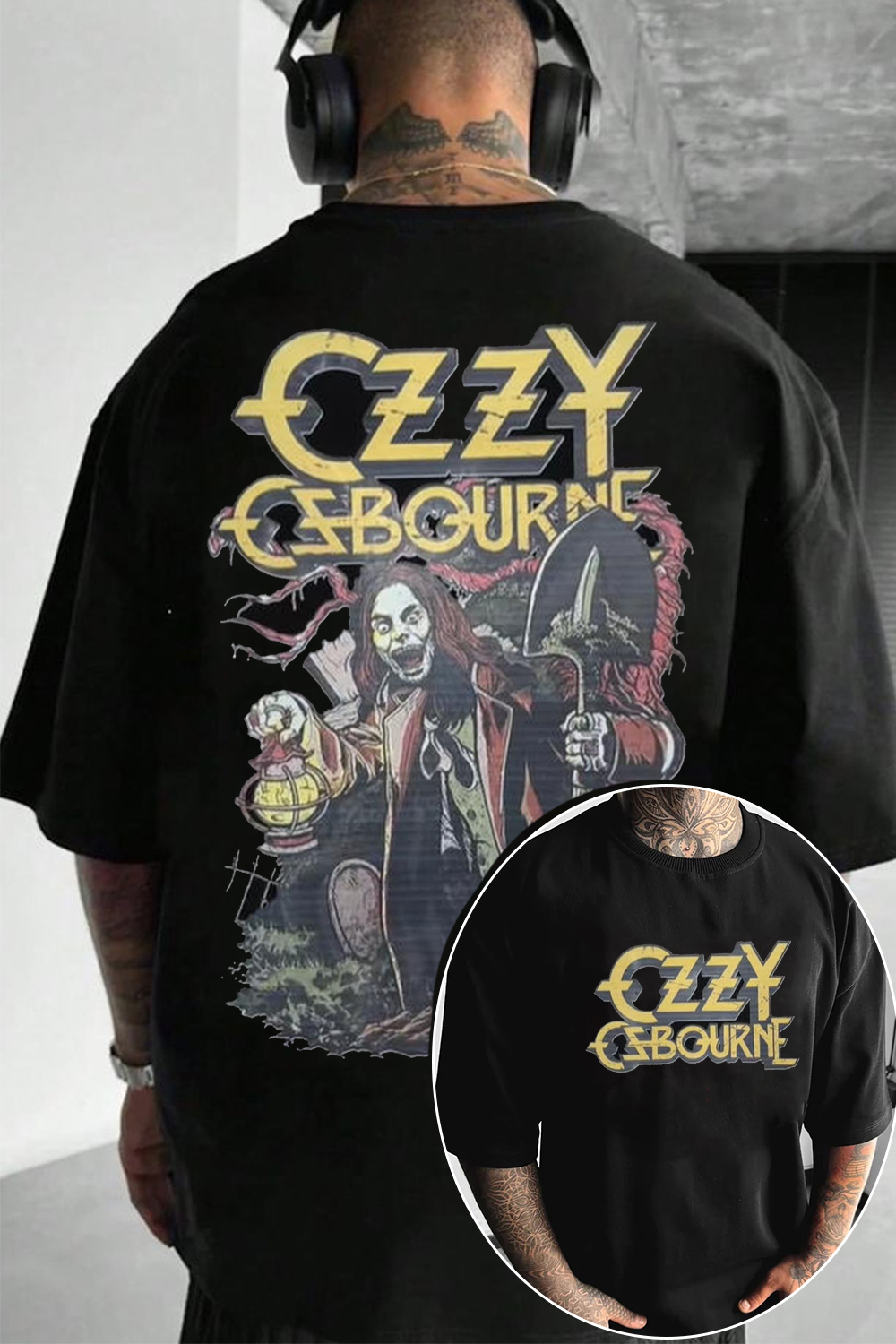 Ozzyosbourne 2-Sided Printed T-Shirt