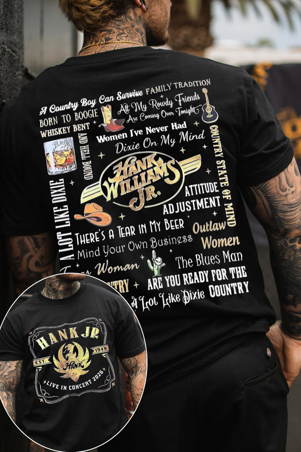 Hank Williams Jr T-Shirt