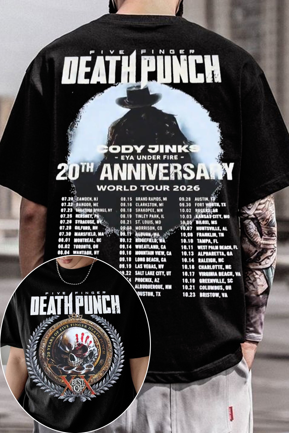 Five Finger Death Punch Tee