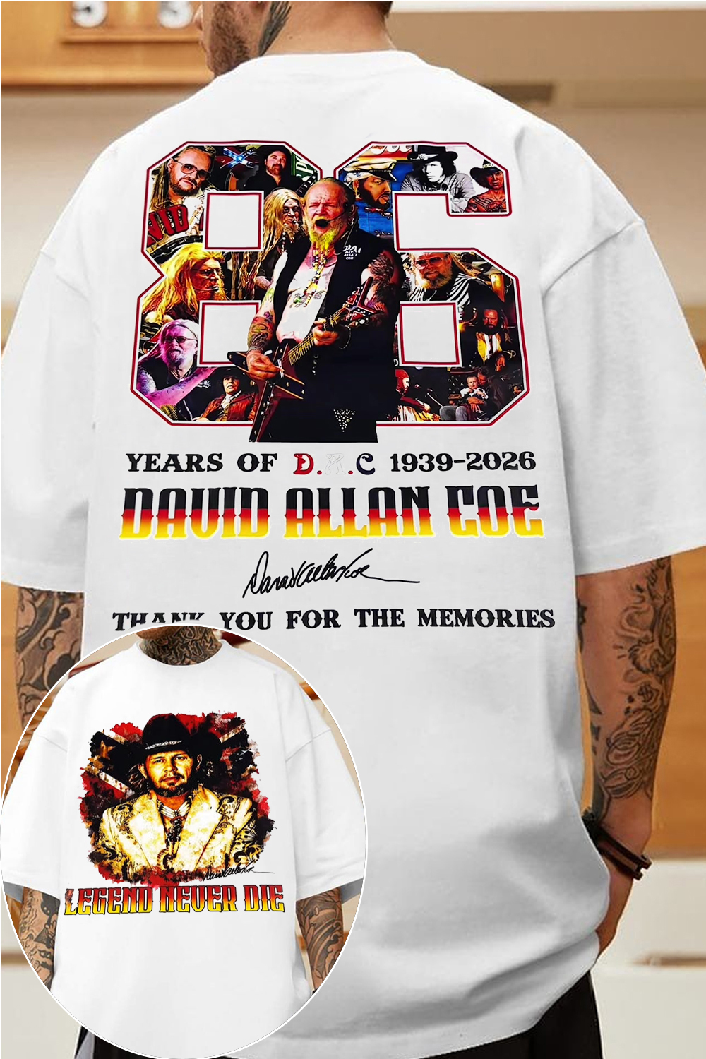 David Allan Coe Fans Shirt