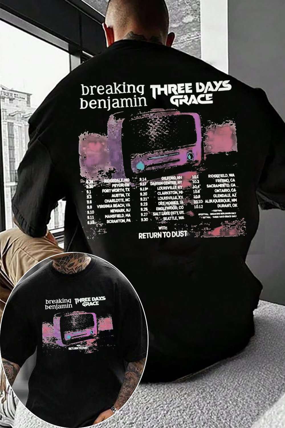Three Days Grace 2025 Tee