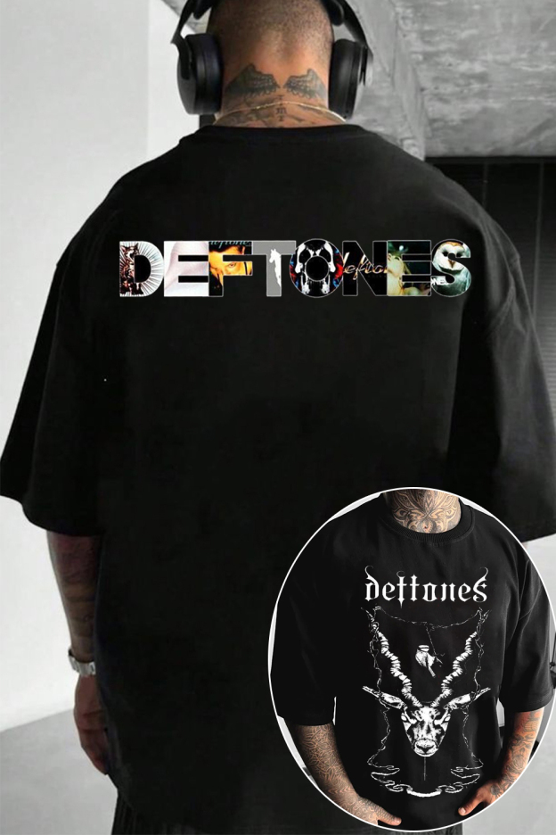 Deftones 2-Side Printed Short-Sleeved T-Shirt