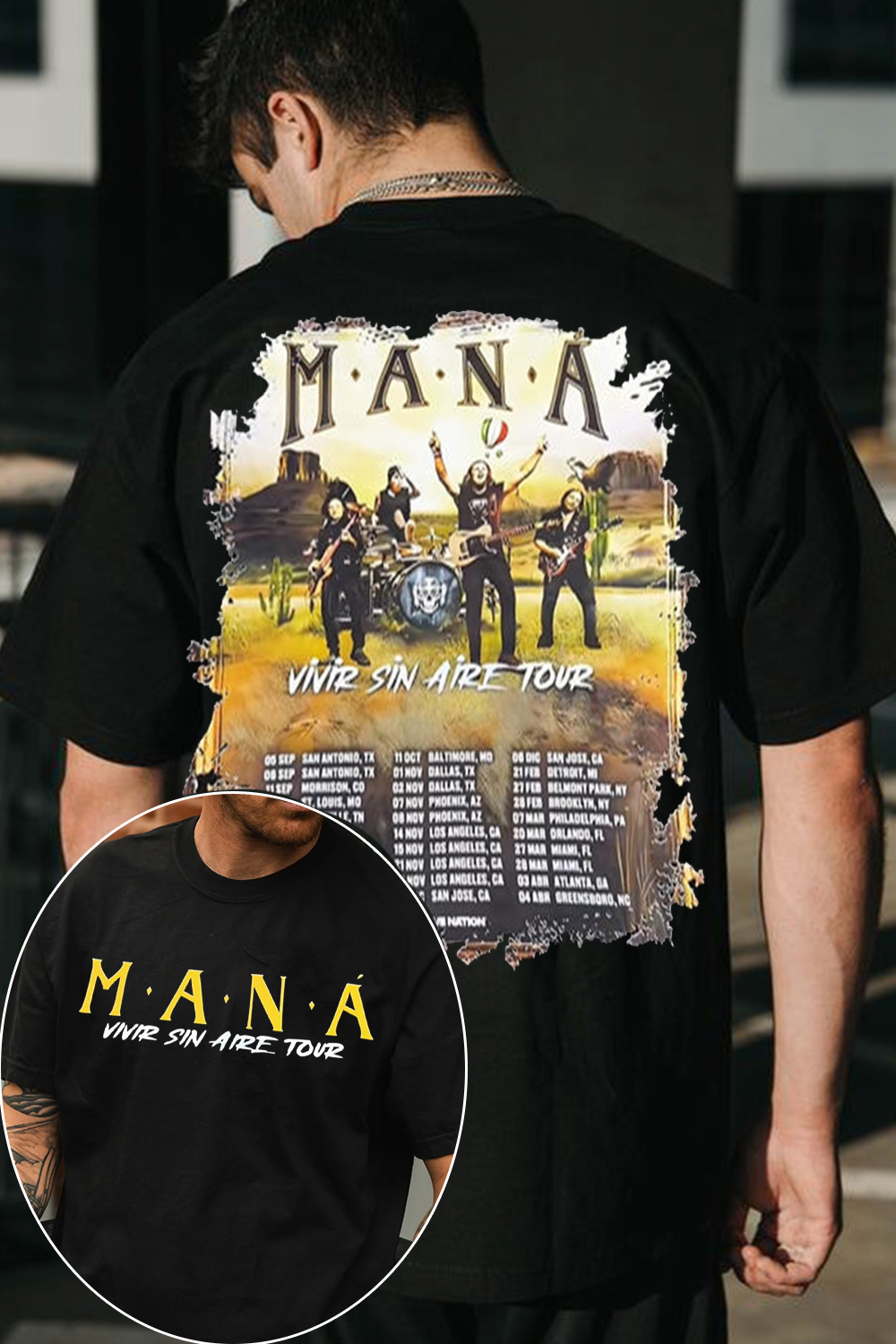 Maná Tour 2025 Shirt