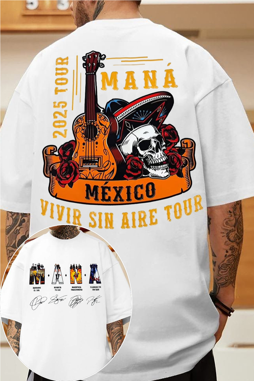Maná Rockband Shirt