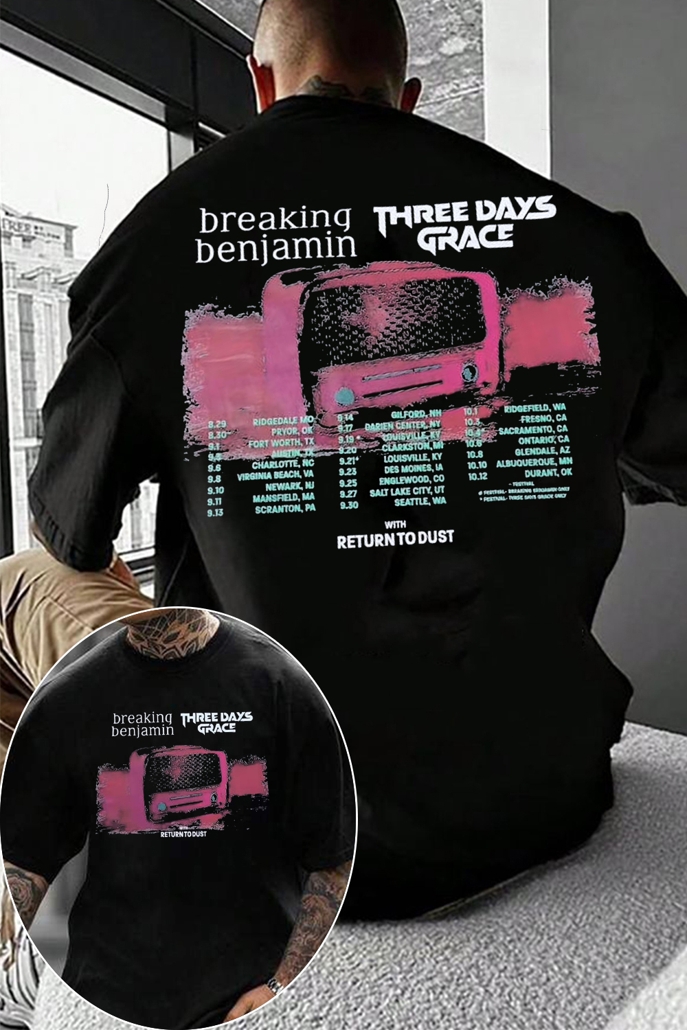 Three Days Grace Men's Short-sleeved T-shirt