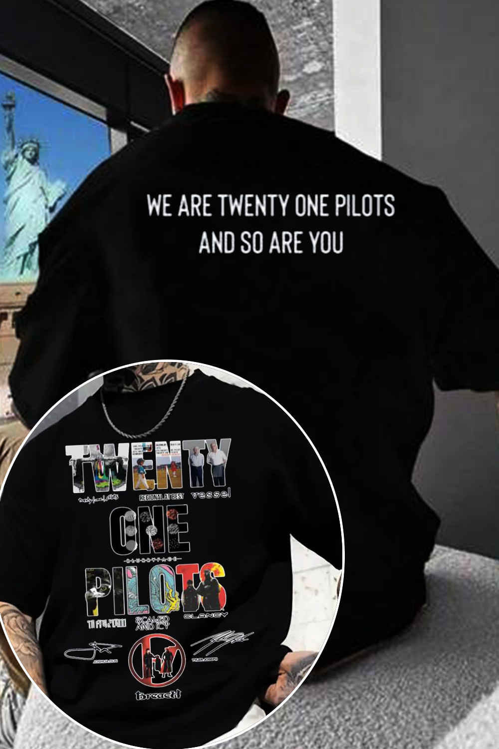 Twentyonepilots Album Short-Sleeved T-Shirt