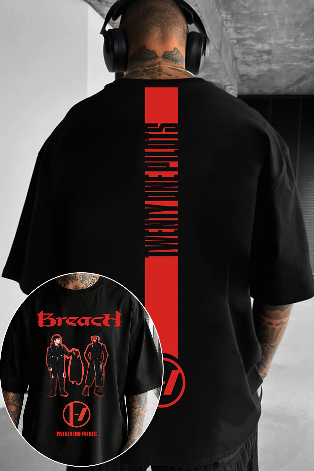 Twenty One Pilots Breach 2-Sided Print T-Shirt