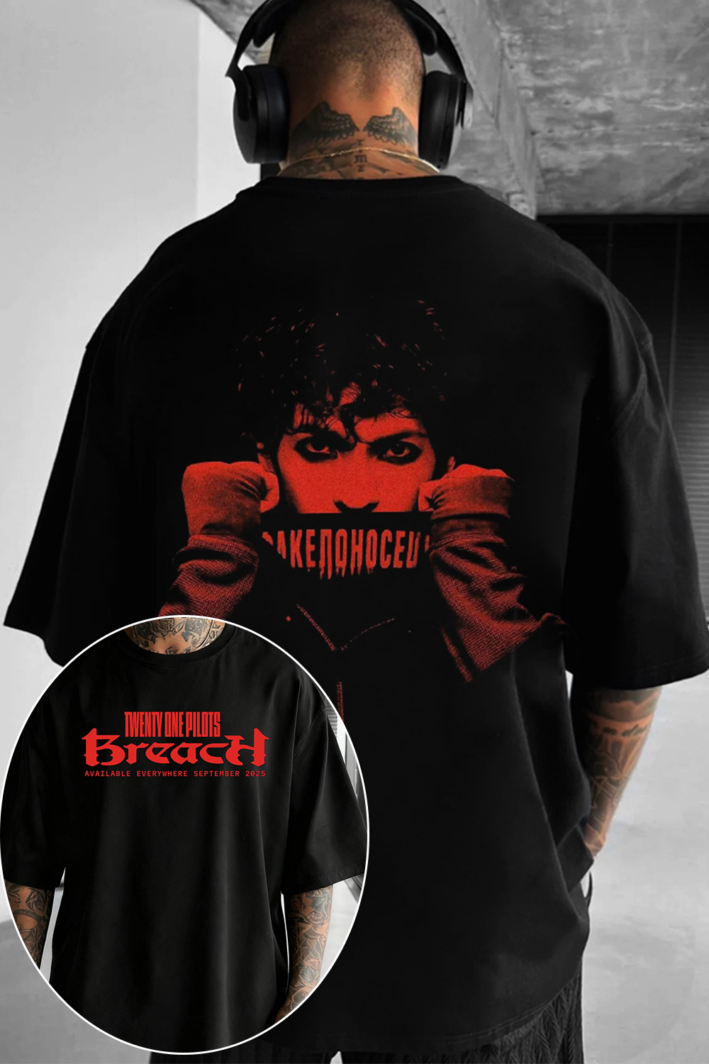 Twenty One Pilots Breach 2-Sided Print Tee