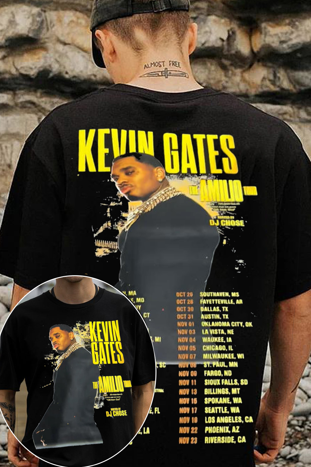 Kevin Gates T-shirt for You - His Fans 🙋🔥