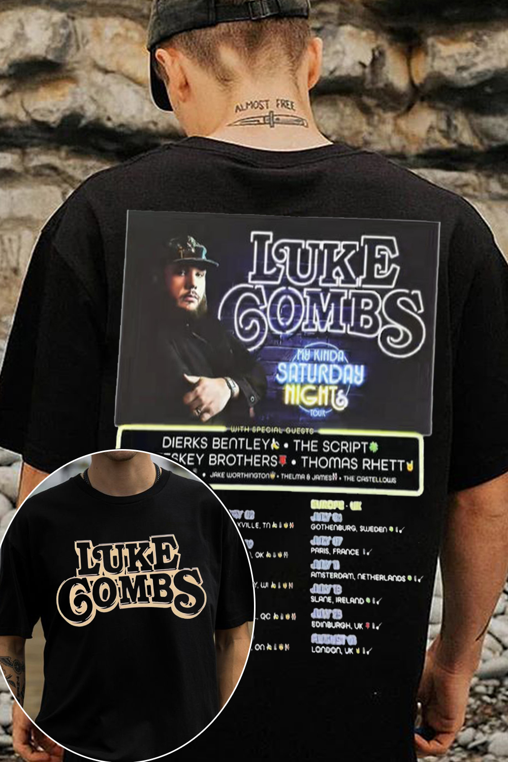Luke Combs😭🎸 Tee