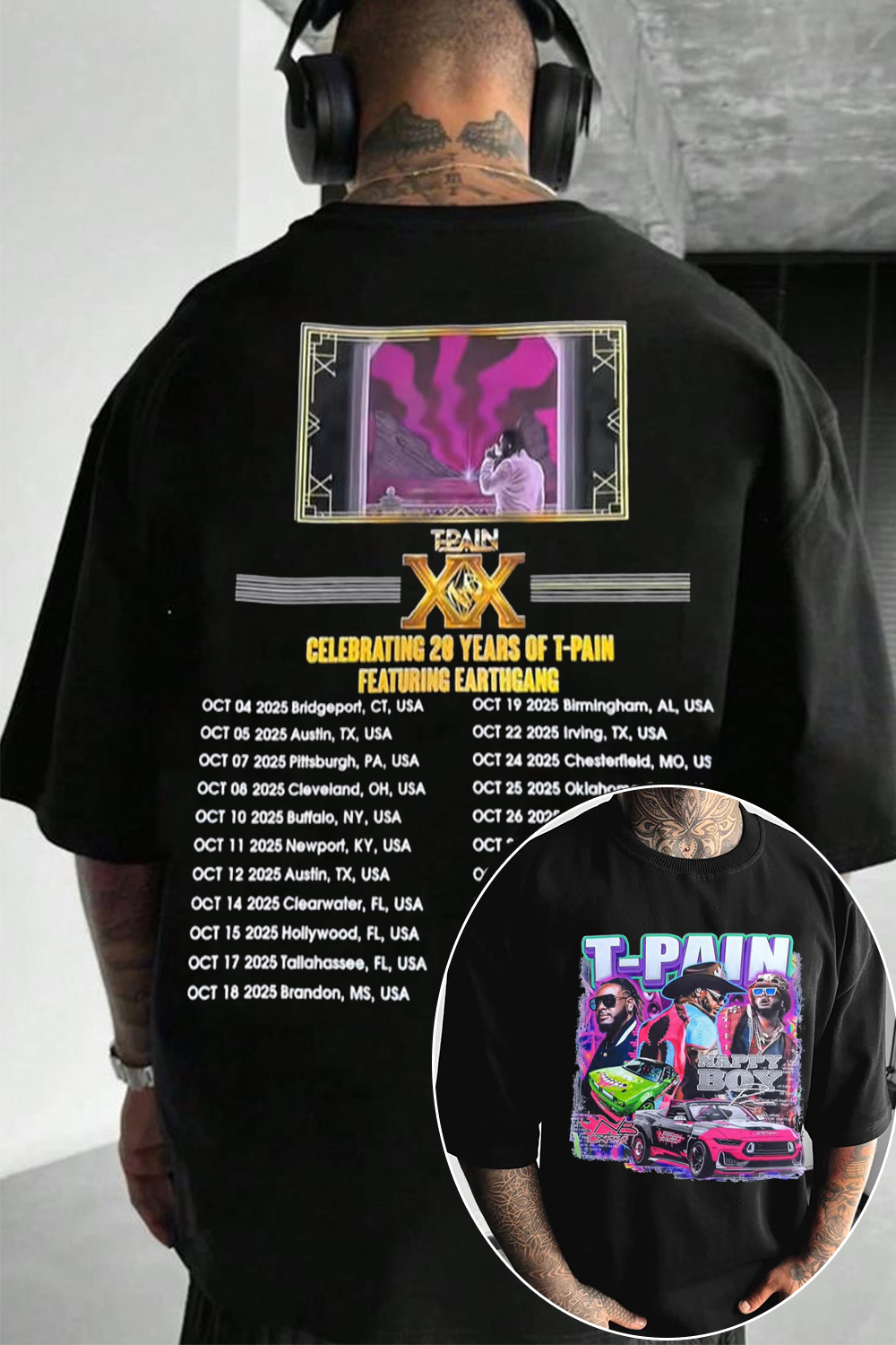 T-Pain Tour Shirt