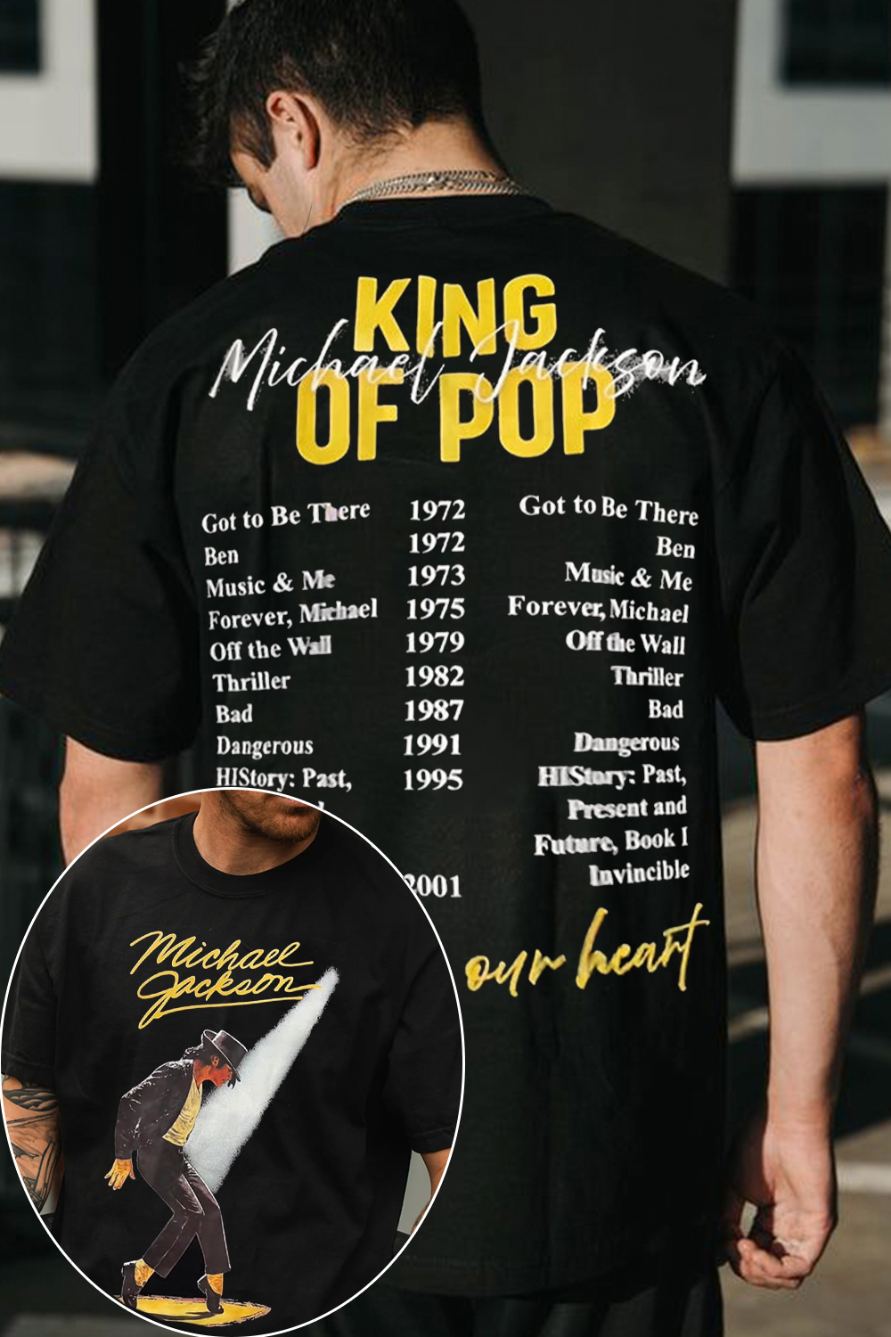 Michael Jackson King Of Pop Tee