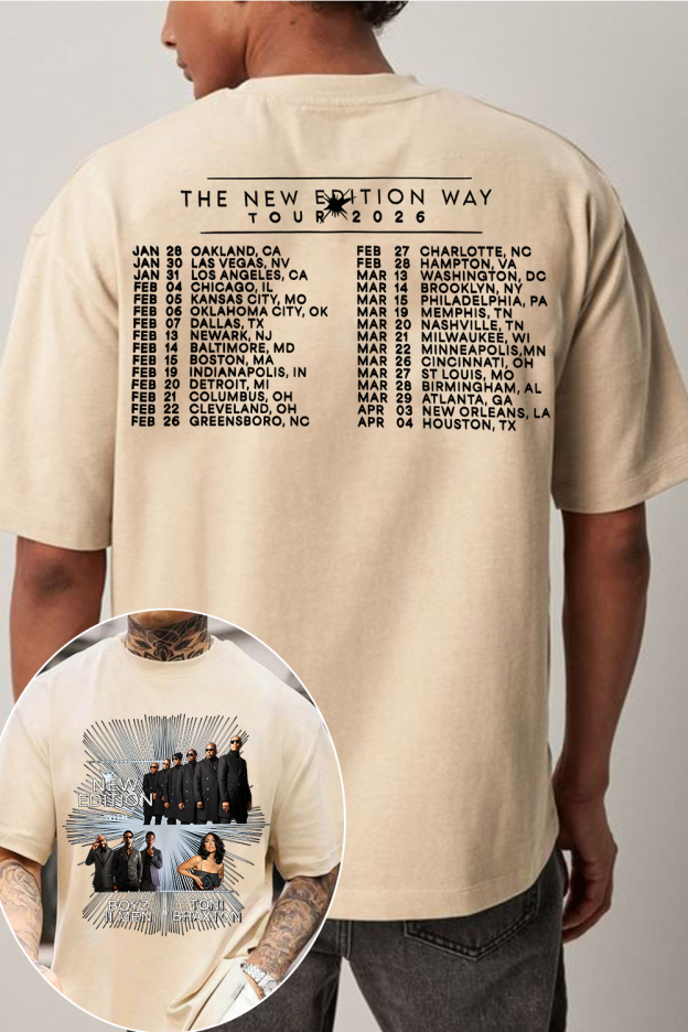 New Edition 2026 Tour Shirt For Men