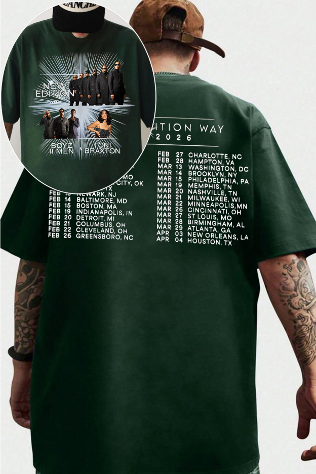 New Edition 2026 Tour Shirt For Men