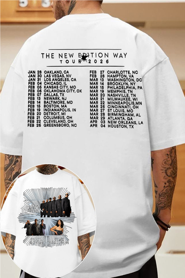 New Edition 2026 Tour Shirt For Men