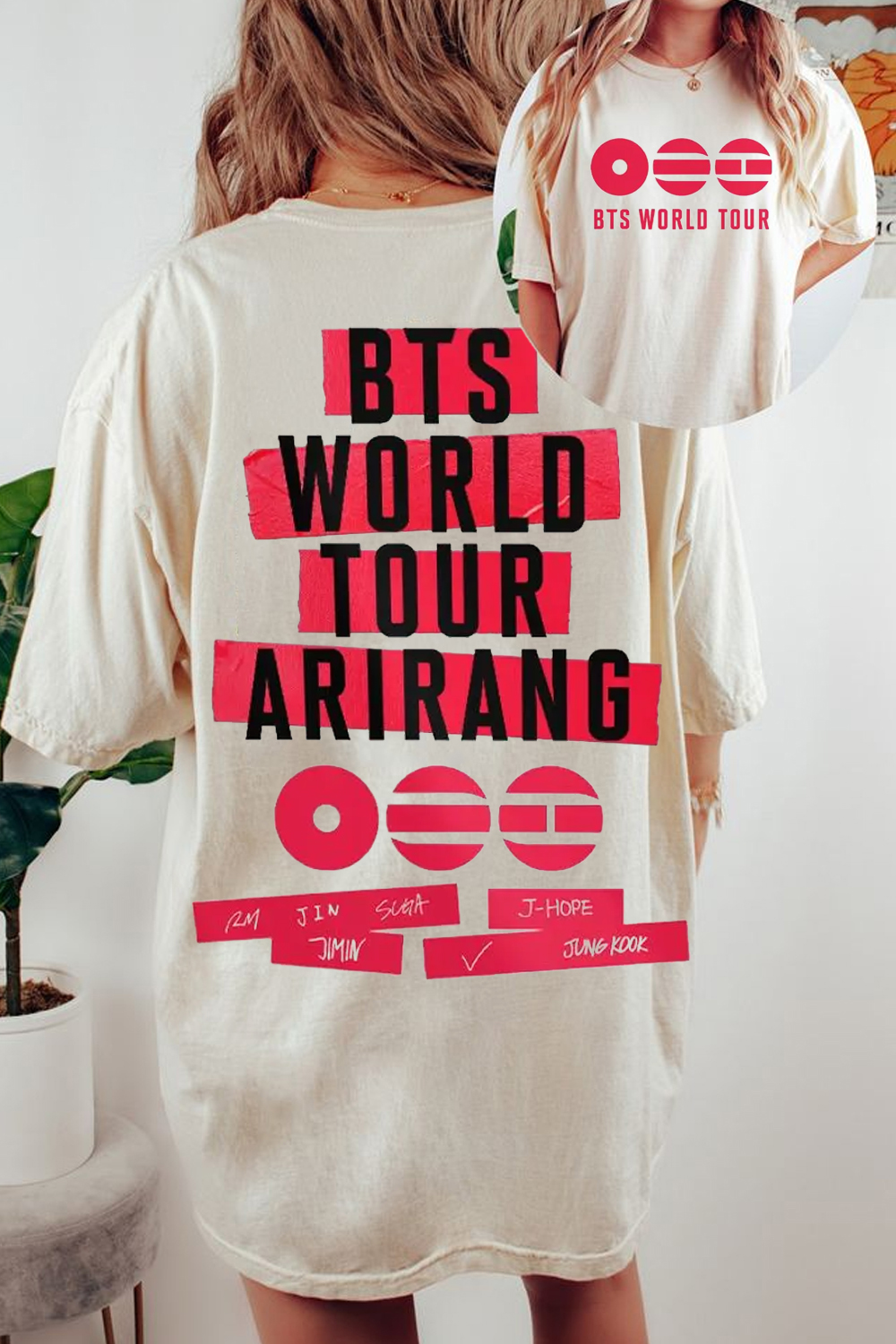 BTS 2026 Tshirt BTS World Tour Arirang T-Shirt Concert Merch Arirang World Tour