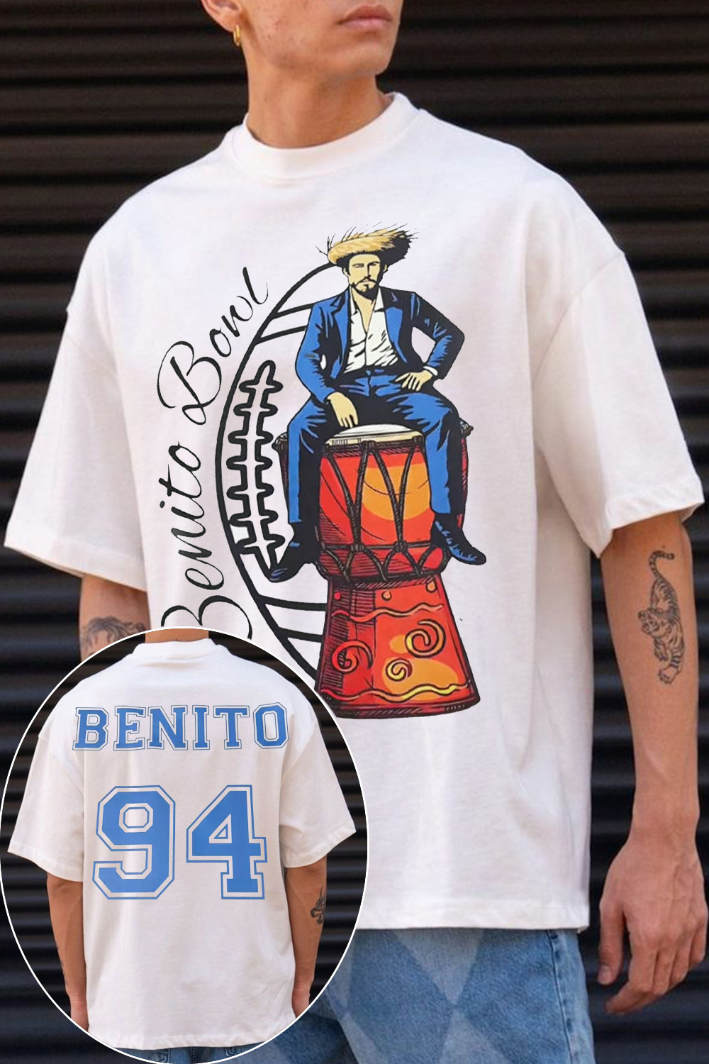 🏈 Bad Bunny 2026 Printed Cotton T-Shirt