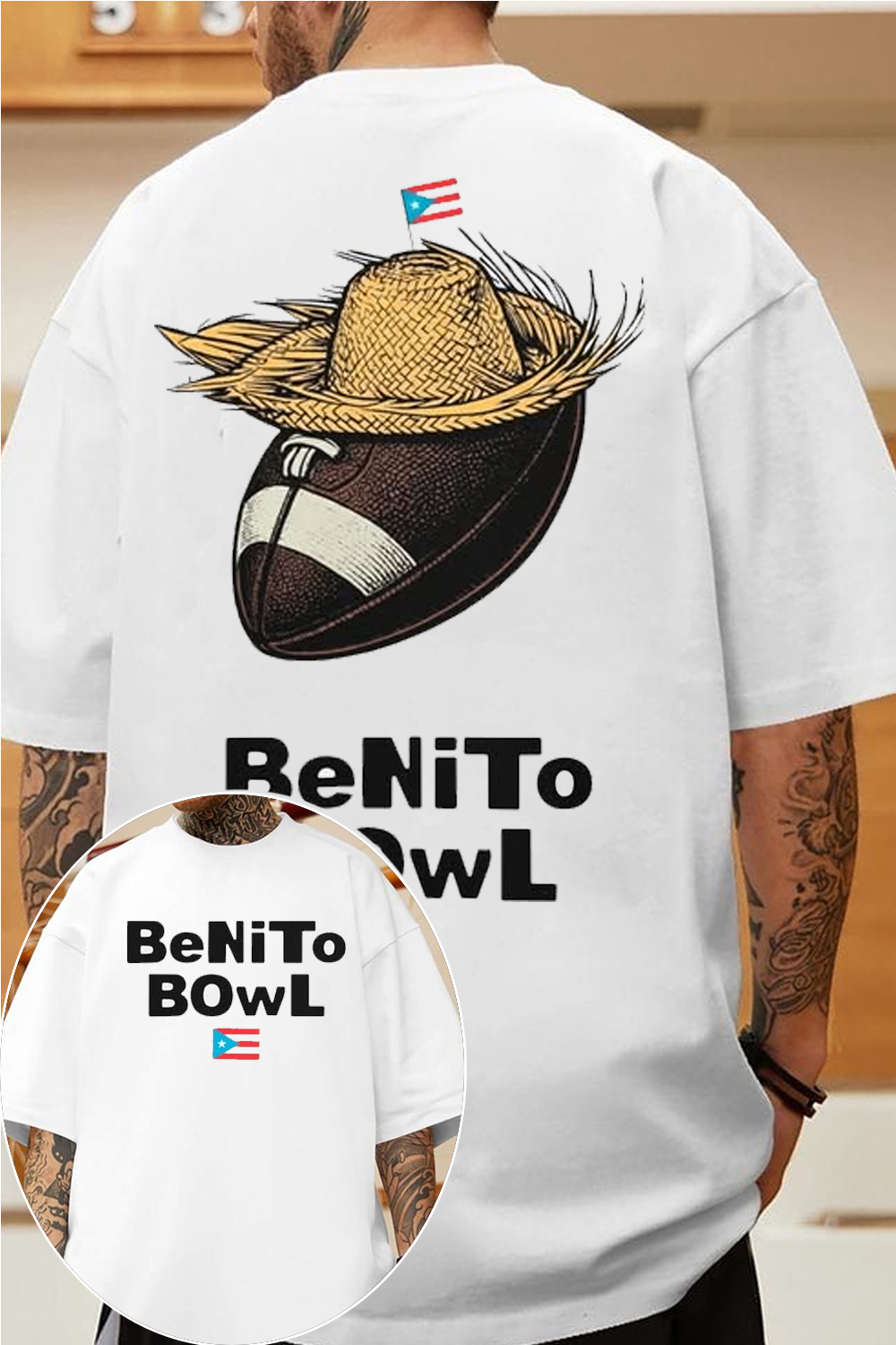 Bad Bunny 2026 - Super Bowl Short-Sleeved T-Shirt