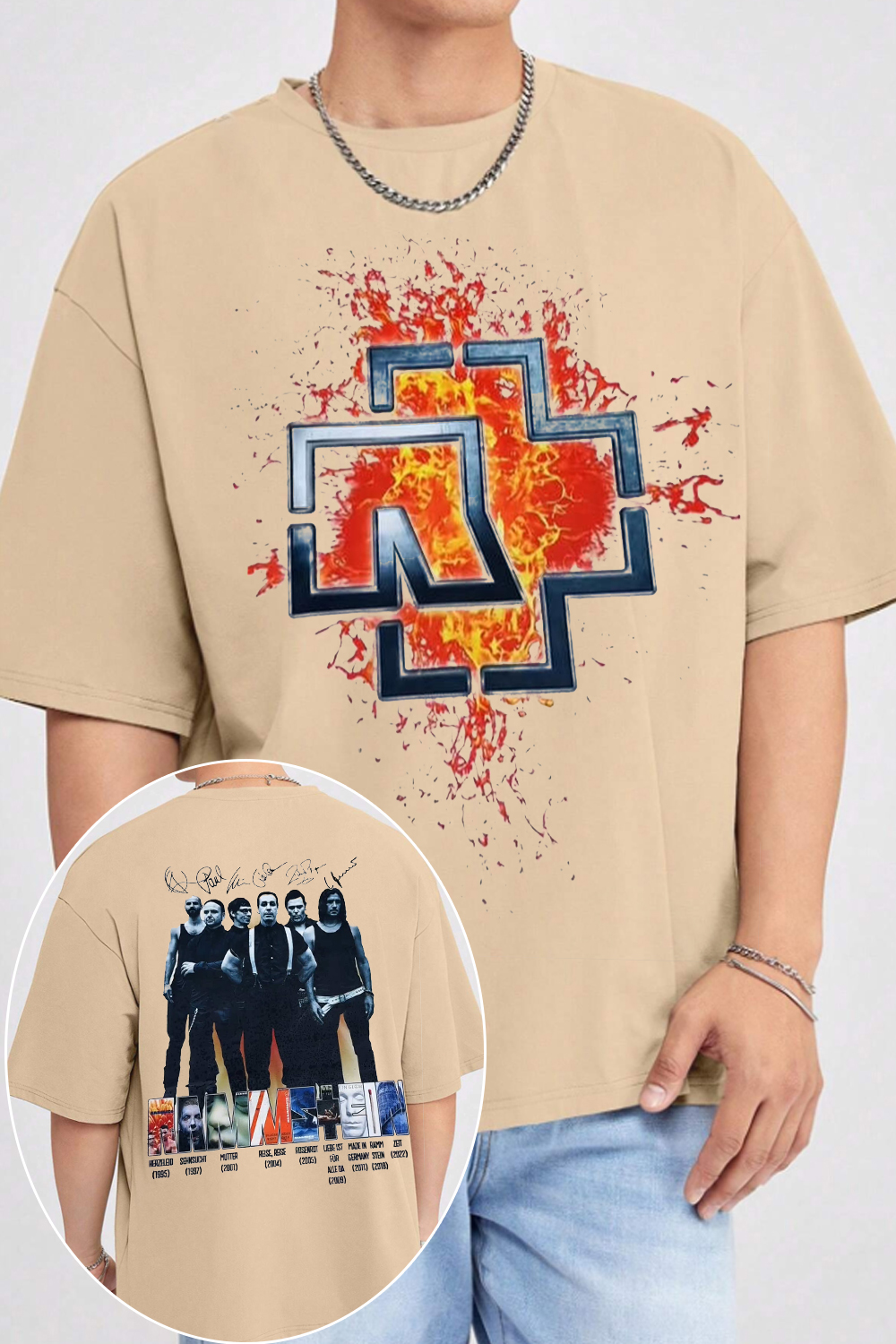 Rammstein 2-Sided Printed T-Shirt