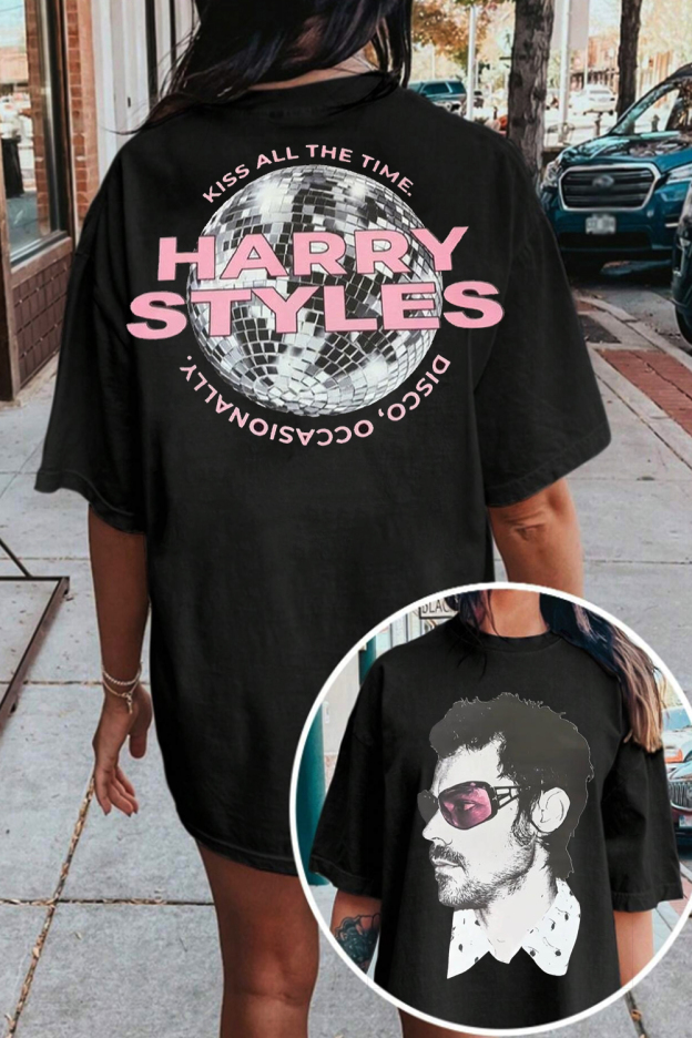 Harry Styles 2-Sided Printed Tee