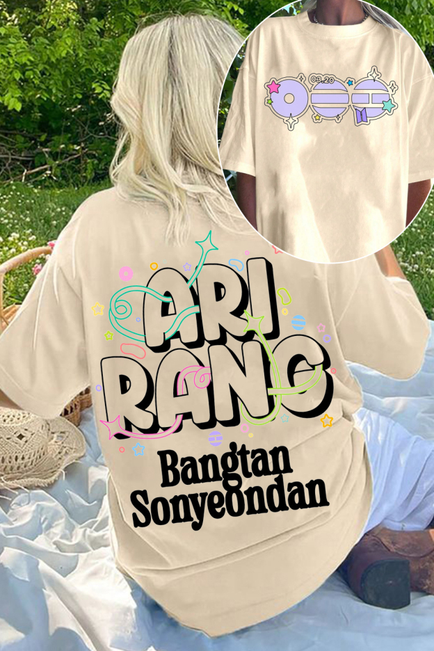 BTS 2-Sided Printed Tee