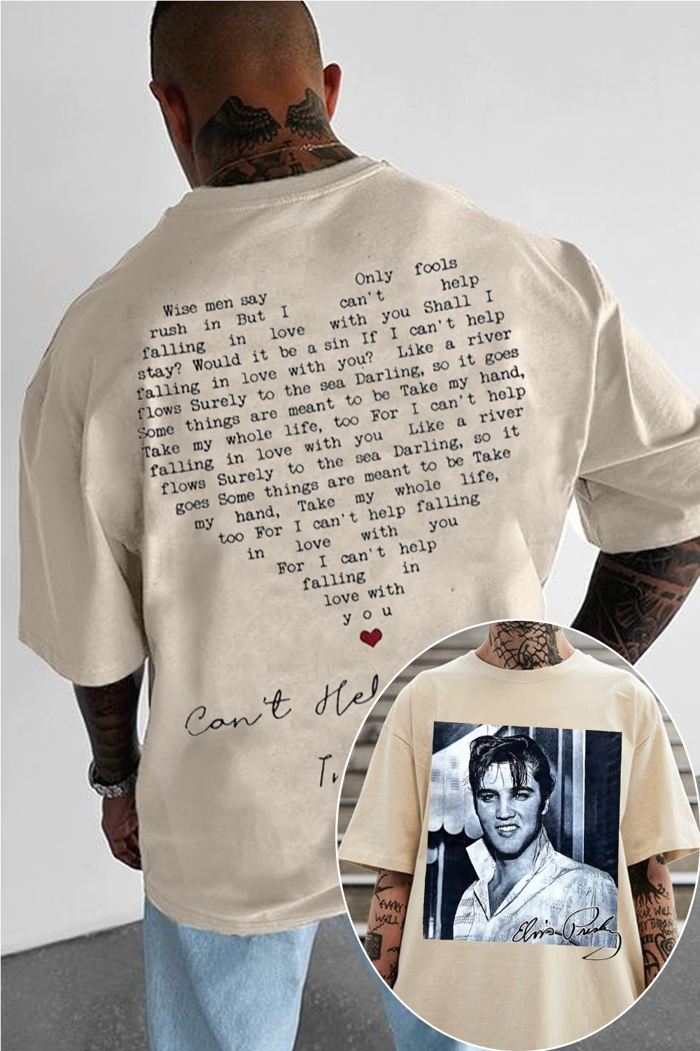 Elvis Presley Two-Sided Tee