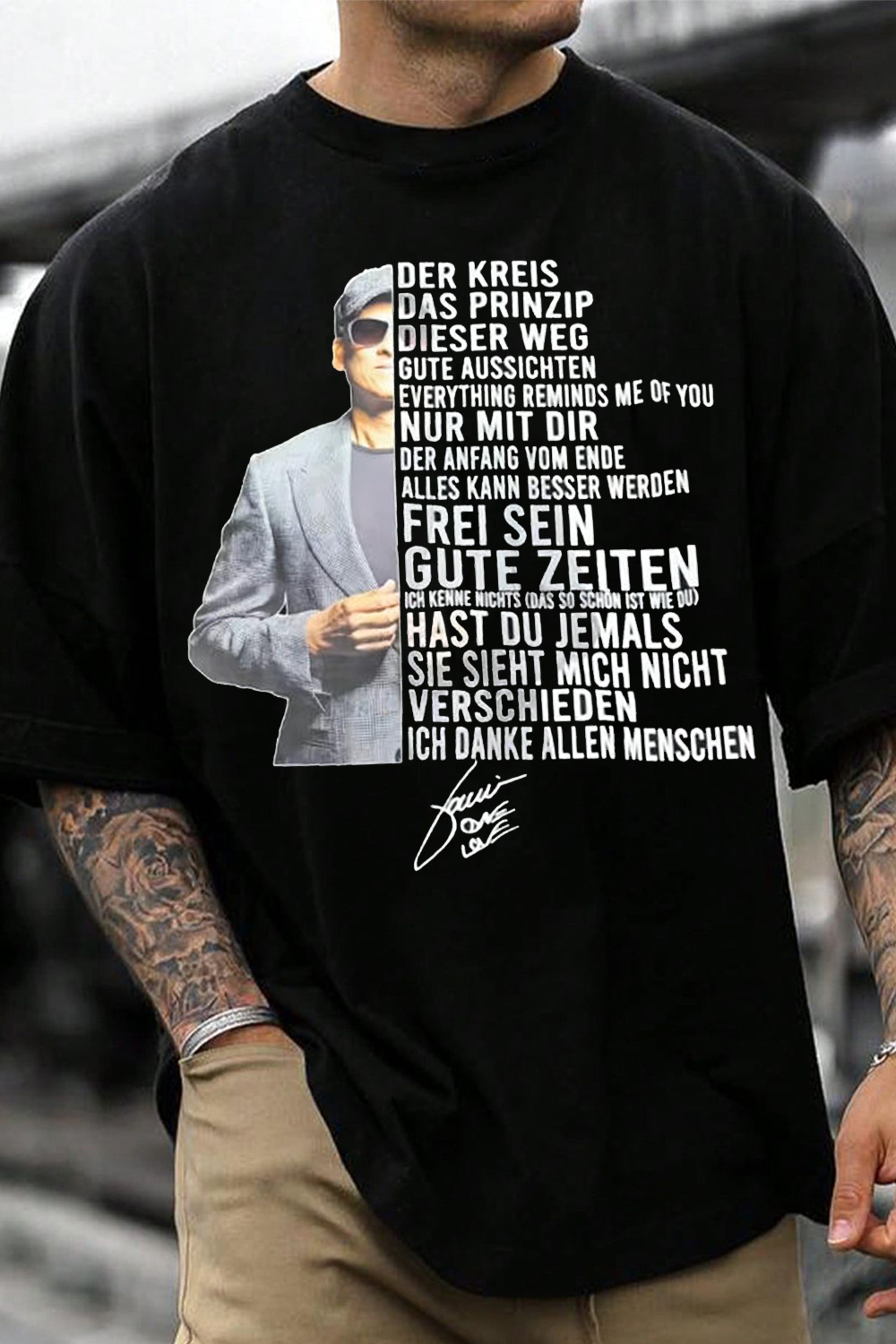 Xavier Naidoo Vintage Style T-Shirt Must-Have für Musikliebhaber