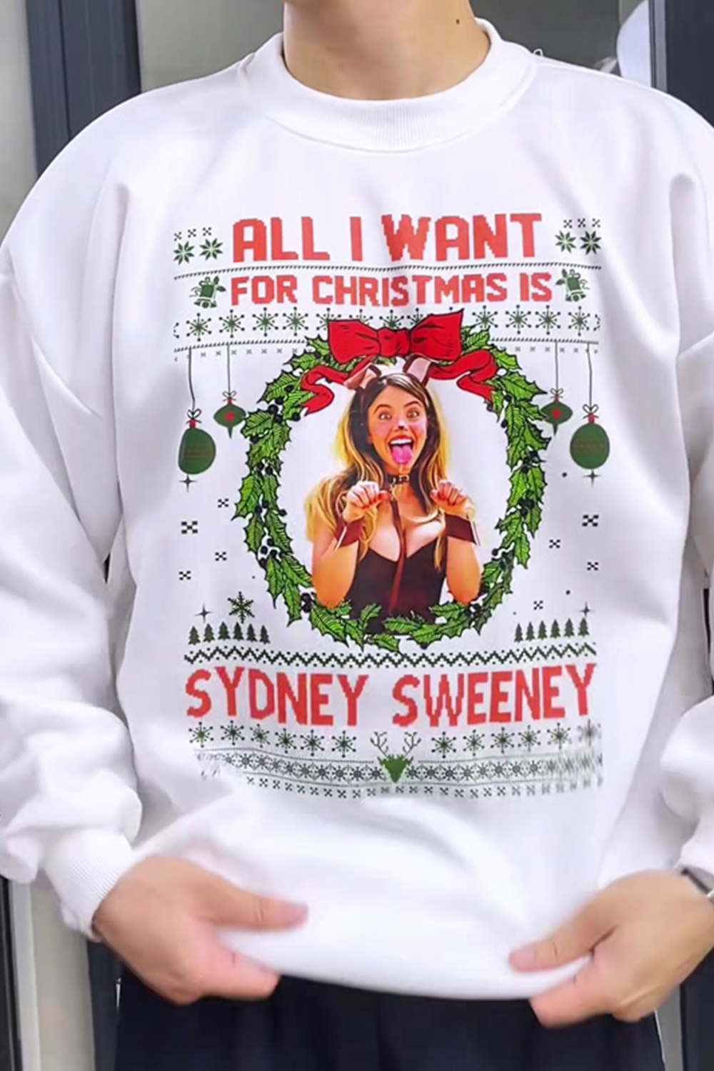 Sydney Sweeney Christmas Sweatshirt