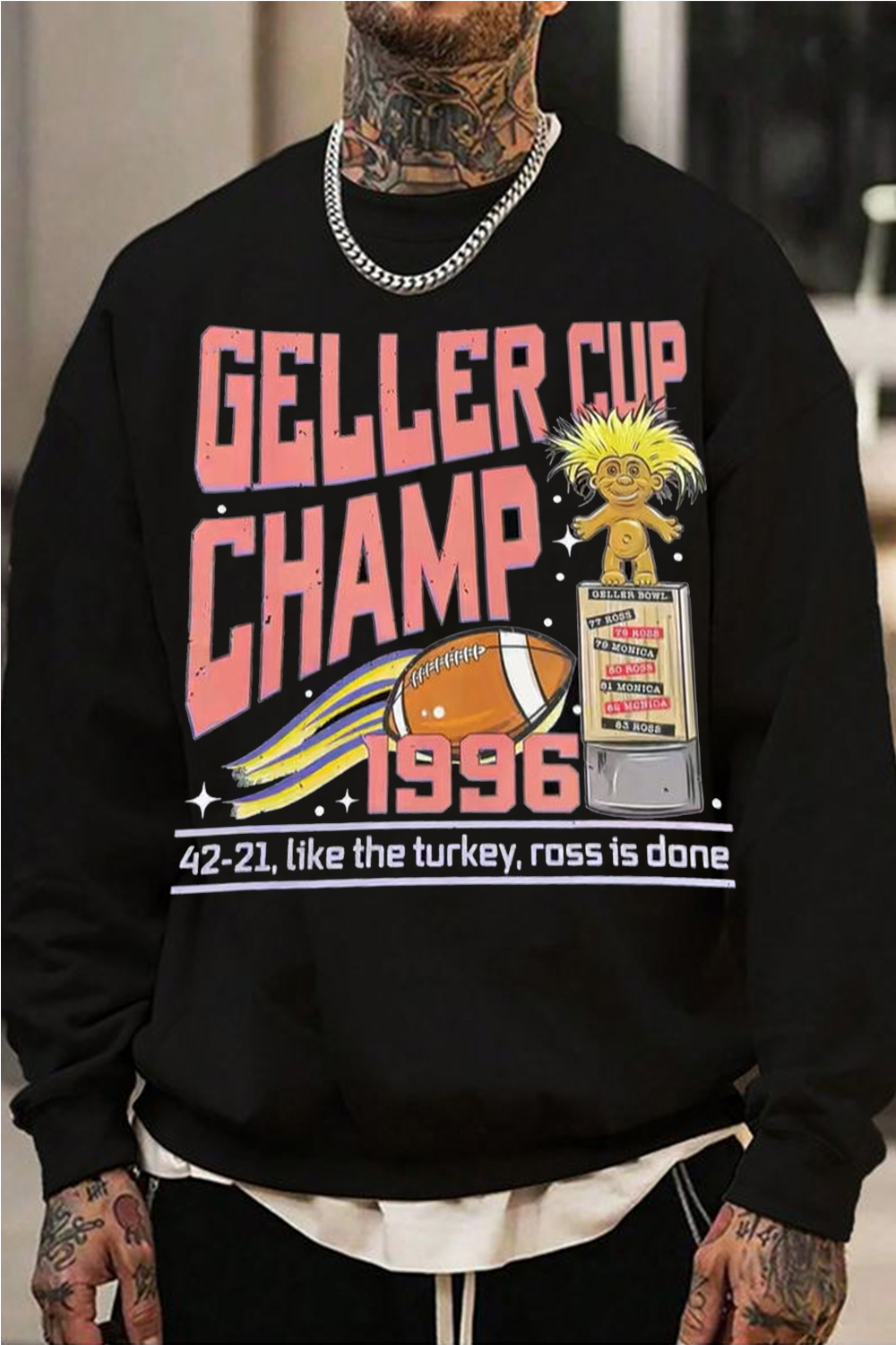 The Geller Cup Charm Sweatshirt 🍂🍁🍂