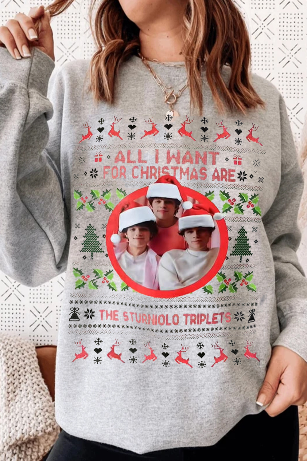 Christmas Sturniolo Triplets 🤭 Sweatshirt
