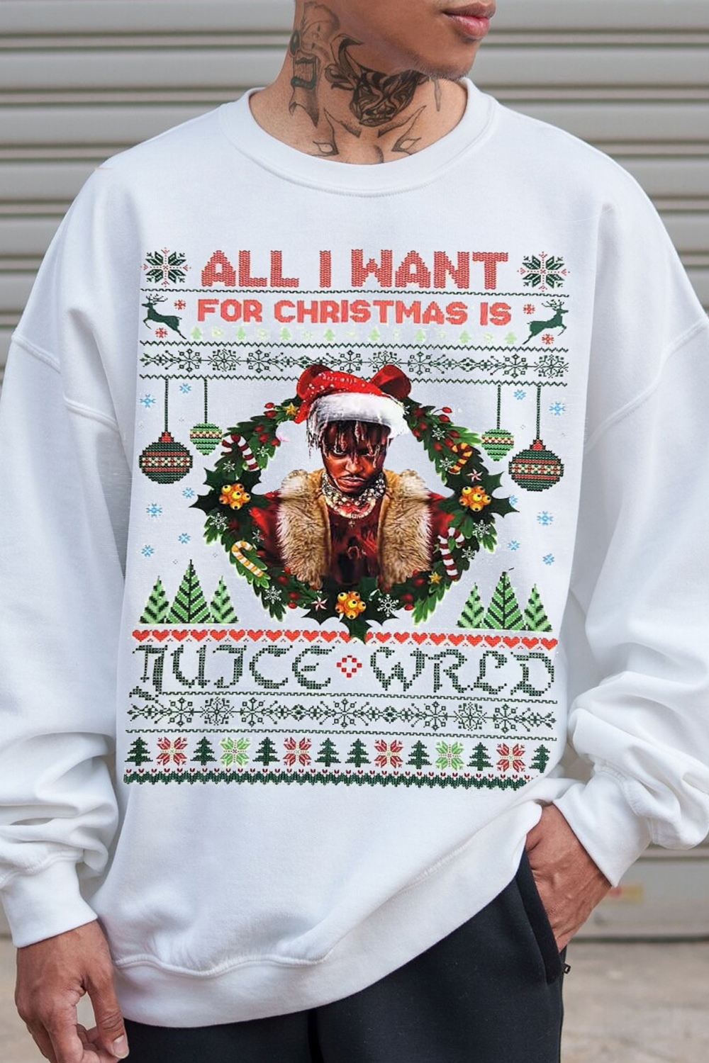 🔥 Juice Wrld999 Chrismas Sweatshirt