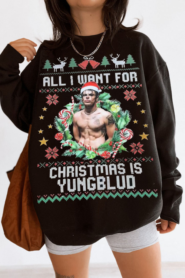 Yungblud Sweatshirt For Christmas