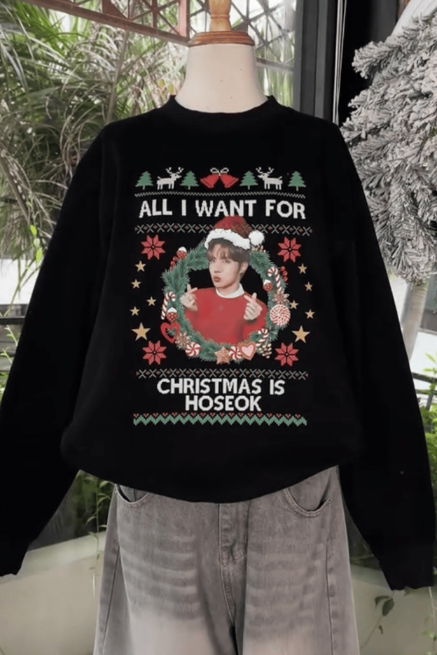 J-hope Hoseok BTS Christmas Sweatshirt