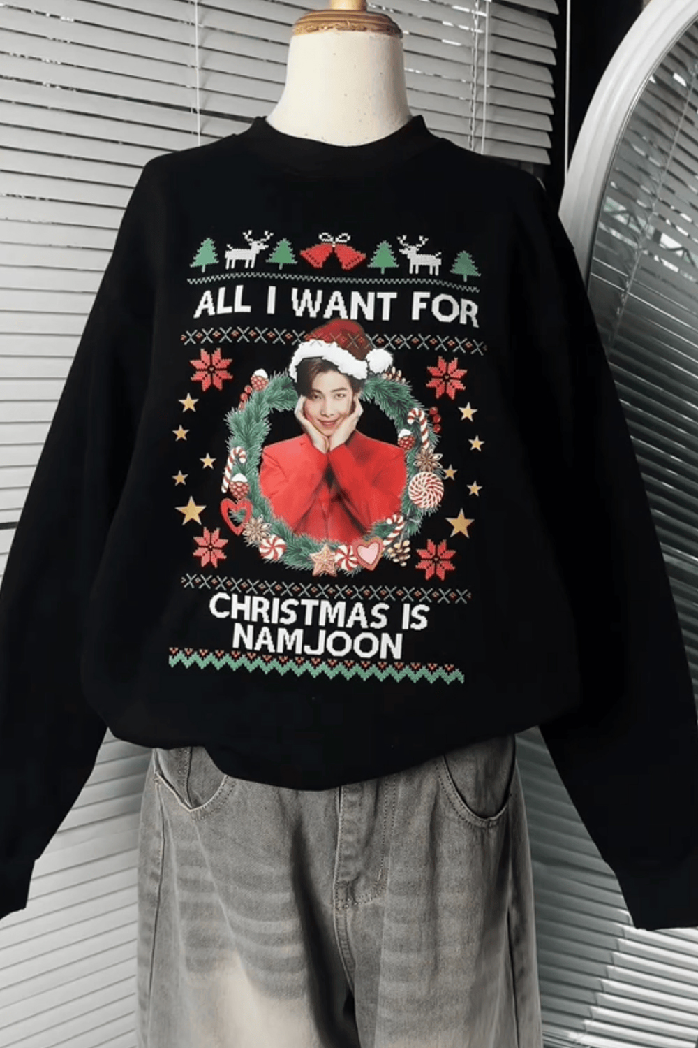 RM Namjoon BTS Christmas Sweatshirt