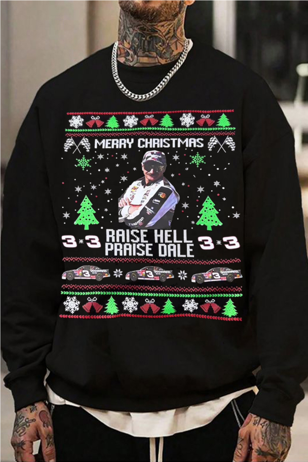 Dale Earnhardt Christmas Sweatshirt