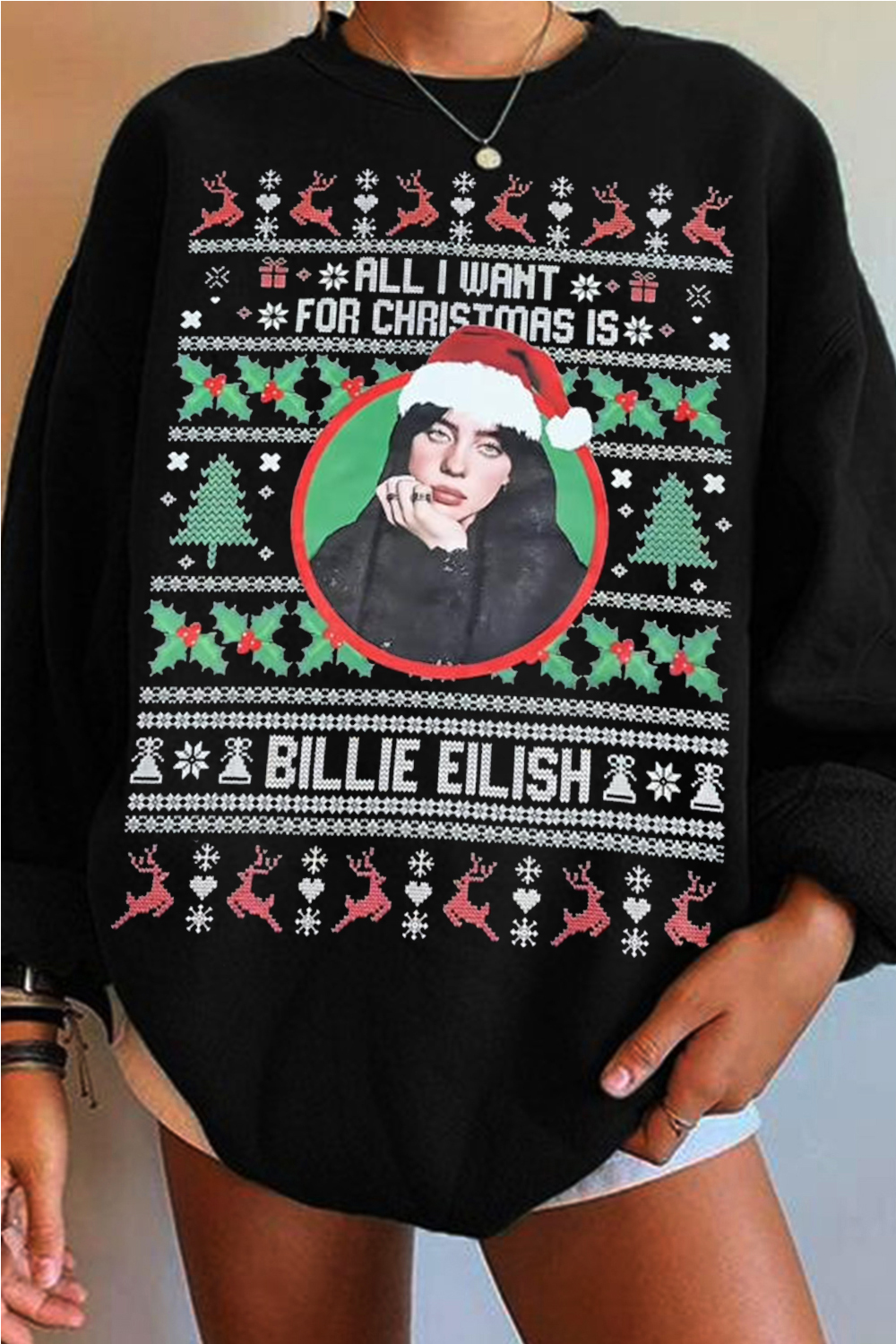 Billie Eilish Christmas Sweatshirt
