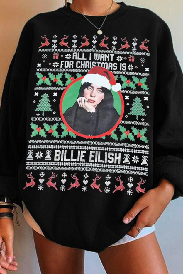Billie Eilish Christmas Sweatshirt