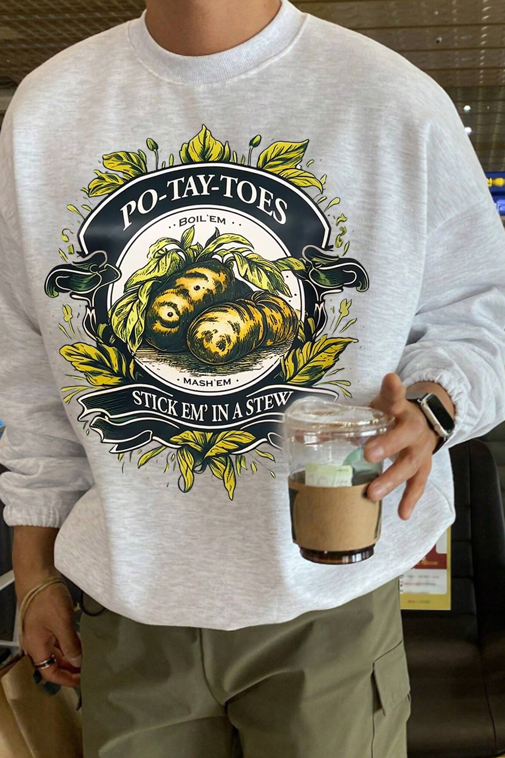 Potatoes Lord Of The Rings Sweatshirt